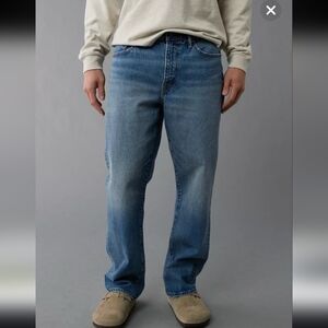 AE Classic Blue Men's Loose Jeans